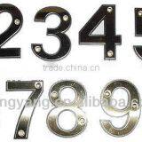 63mm Brass Chrome House Number thumbnail-1