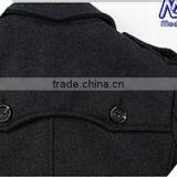 Newest Style Men's Woollen Coat Wool Polyester Fabric thumbnail-3
