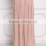 Blush Ruched New Arrive Boho High Slit Maxi Skirts Long thumbnail-3