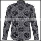 China Online Shopping Fashion Apparel Top Quality Best Price Mens Floral Shirt thumbnail-1