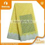 Hot Sale Heavy African Embriodery Swiss Voile Lace SL0411-1 thumbnail-4