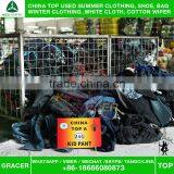 Bulk Wholesale Recycling Origin Mixed Unsorted Summer Kid Pants Used Clothing Hot Sale In South Korea thumbnail-3
