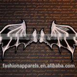 Custom High Quality Embroidered Demon Wings Patch for Clothes Embroidery Patch Made in China Choose Size/color thumbnail-4