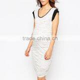 Cap Sleeve Jersey Bodycon Pregnant Daily Wear Dress Maternity Wear DR0012A thumbnail-4