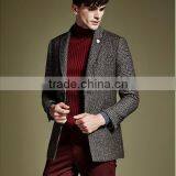 2015 China Clothing Manufacturer Men Winter Wool Coat thumbnail-2