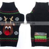 New Arrival Reindeer Thick Christmas Dog Knitted Sweater thumbnail-2