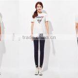 Female Money Navy Blue Knitted Into Joining Together Cultivate One's Morality Leggings thumbnail-4