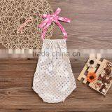 S33630W Kid Girl Flower Romper Cotton Floral 2017 Summer Jumpsuit thumbnail-2