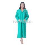 Super Soft Adults Coral Fleece Bath Robe With Hood for the Home thumbnail-2