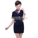 2016 New Design Airline Uniforms Workwears for Airline Stewardess OEM and ODM Uniforms thumbnail-3