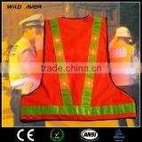 Red Waterproof LED Workwear Uniform for Sanitation Clothes thumbnail-2