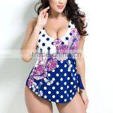 Nylon Plus Size One-piece Swimsuit thumbnail-2