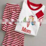 2017 Wholesale Matching Family Pajamas Spirit Embroidery Design Christmass Sleepwear Clothes thumbnail-3