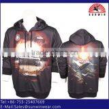 2016 Men Sportwear Fllece Hoody Sweatshirt 3d Sublimation Hoodies Wholesale thumbnail-1