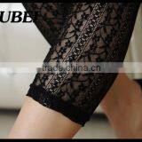 Sexy Japanese Design Women Shorter Lace Black Compression Tights Lady Pants thumbnail-6