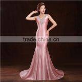 Evening Dress Sexy Bra Shoulder 2016 New Fashion Fish Feast Slim Gown Dress for Lady thumbnail-3