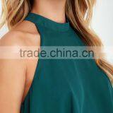 New Summer High Quality Sleeveless Plain Style Fashion Blouses From Garment Factories in China thumbnail-6