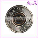 Custom Black Jeans Buttons thumbnail-3