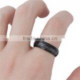 Titanium Steel Unadjustable Rings Black Message thumbnail-3