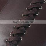 PU Leather Elastic Wide Waist Belt Coffee thumbnail-2