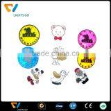 2017 New Customized Promotion Safety Reflective Mobile Phone Key Chain thumbnail-2