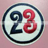 Custom Hot Sale Cheap Embroidery Patch Round Badges for Garments thumbnail-2
