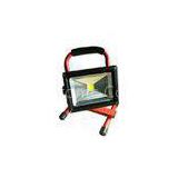 Energy Saving LED Rechargeable Floodlight , IP65 20W 2000lm 8800MAH Battery for Outdoor