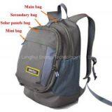 Solar Energy Product Backpack With Solar Panel Charger for IPhone Etc. 44-0 thumbnail-2