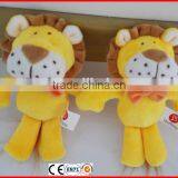 4" Soft Plush Animal Lion Keychain With Logo Printed in the T Shirts thumbnail-5