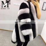 Hot Selling Women Genuine Fox Fur Coat Warm Beautiful Fashion Winter Cape Coat thumbnail-3