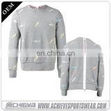 Mens Latest Design Custom Made Sublimation Sweaters With Flower thumbnail-3