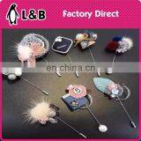 Wholesale Custom Hanger Alloy Women Brooch Pin