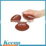 Mini Personalized Keyring PU Football Rugby Shape Stress Ball Giveaways 2016 Hot Sell thumbnail-1