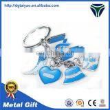 OEM&ODM Design Metal Hard Hat Keychain for Souvenir