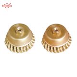 non sparking safety tools wooden handle brass wire cup brush