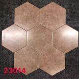 Matt Porcelain 200x230mm Brown Honeycomb Floor Tile