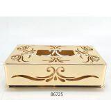 New Design Gold Metal Tissue Box for Home Decorations thumbnail-2