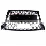 2009-2012 Honeycomb Mesh Grille + Fog Light Grill for Audi A4 S4 B8 8T RS4 Style thumbnail-5
