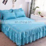 Wholesale Bed Skirt Set Bed Skirt 100% Polyester Bed Skirt Cover Set thumbnail-4