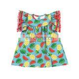 Fruit Print Dress Kids Baby Girl Summer Dress Casual thumbnail-1