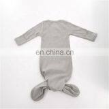 Baptismal Baby Gown Set Knotted Baby Gown Bonnet Baby Hat thumbnail-3