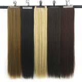 Straight Style 55Cm Single Color 5 Clips in Synthetic Hair Extension 100g-120g Matt Fiber 5pcs/lot thumbnail-3