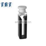 Micro Cuvettes With Black Walls and Stopper Quartz Cuvettes