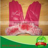 Unisex High Quality Wholesale Fashion Natural Lambskin Leather Gloves thumbnail-2