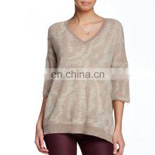 Long Sleeve Sweater Woman Pullover of Wool thumbnail-1