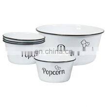Hot Sale Full Color Printing Promotional Metal Enamel Ice Coated Bowl thumbnail-2