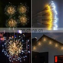 Flower Shape Led Hanging Starburst Lamp Christmas Party Wedding Holiday Decoration Lighting With Remote Control thumbnail-3