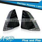 AKD Car Styling LED DRL for 2014 Toyota Yaris DRL Yaris DRL Daytime Running Light Good Quality LED Fog lamp