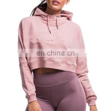 High quality collar ladies crop top sweatshirts Hot Seller Amazon great quality Top Designed