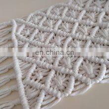 New Arrival White Macrame Table Runner Tasseled, White Table Runner, Wedding Gift Idea Wholesale in Vietnam thumbnail-5